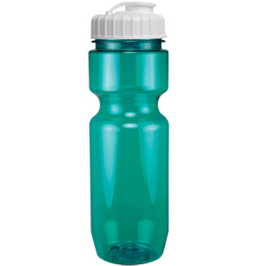 22 oz Translucent Bike Bottle (Flip Top Lid) - Image 5