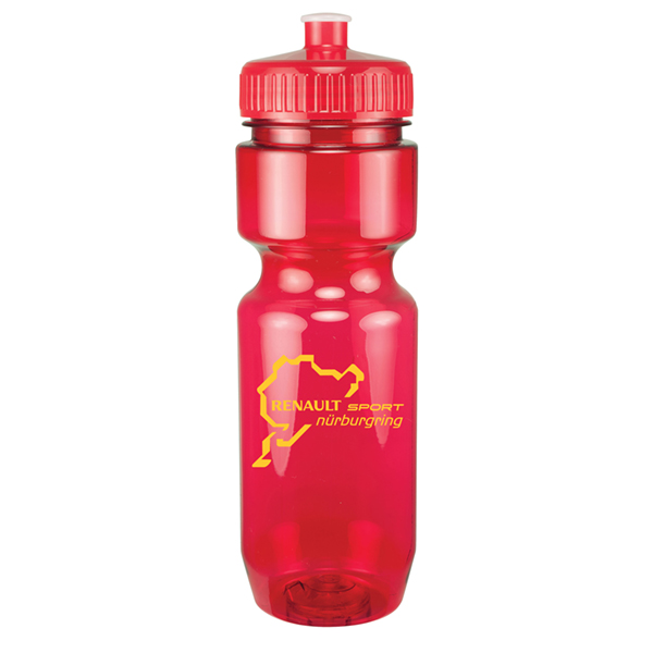 22 oz Translucent Bike Bottle (Push Pull Bottle)
