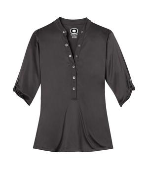 OGIO® CRUSH LADIES' HENLEY - Image 3