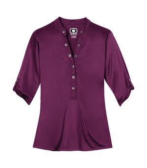 OGIO® CRUSH LADIES' HENLEY - Image 4