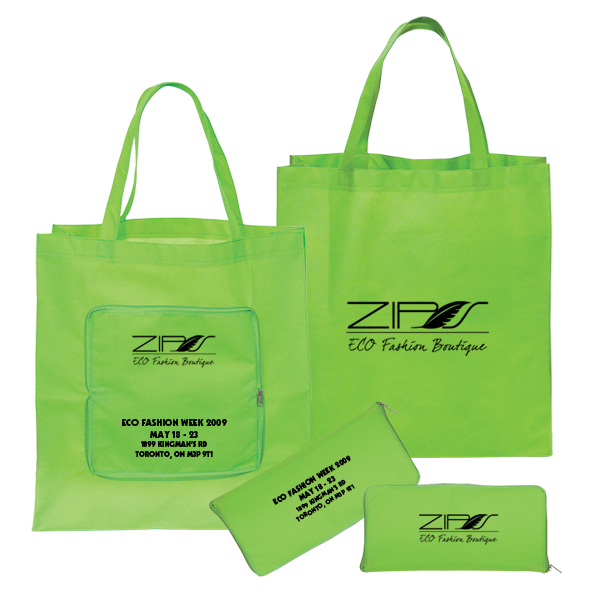 NON WOVEN MAGIC FOLDING SHOPPING TOTE - Image 2
