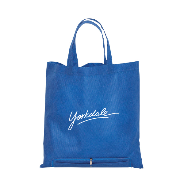 DAISY DAY NON WOVEN ZIPPERED FOLDING TOTE - Image 5