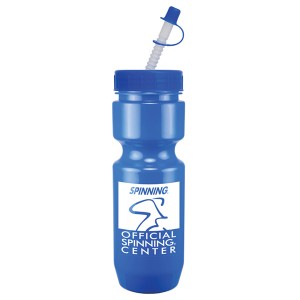 22 oz Bike Bottle (Straw Tip Lid)