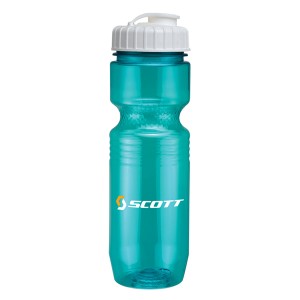 26 oz Translucent Jogger Bottle (Flip Top Lid)