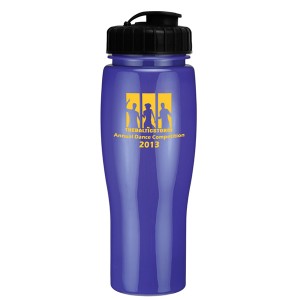 24 oz Contour Bike Bottle (Flip Top Lid)