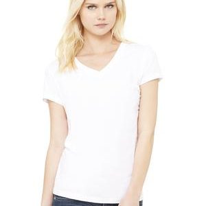 BELLA+CANVAS® SHORT SLEEVE V-NECK JERSEY LADIES' TEE