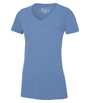 ATC™ EUROSPUN® RING SPUN V-NECK LADIES’ TEE - Image 5