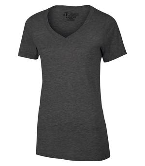 ATC™ EUROSPUN® RING SPUN V-NECK LADIES’ TEE - Image 6