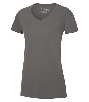 ATC™ EUROSPUN® RING SPUN V-NECK LADIES’ TEE - Image 7