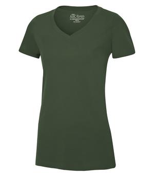 ATC™ EUROSPUN® RING SPUN V-NECK LADIES’ TEE - Image 11
