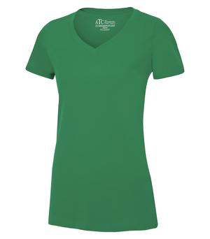 ATC™ EUROSPUN® RING SPUN V-NECK LADIES’ TEE - Image 18