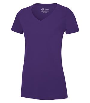 ATC™ EUROSPUN® RING SPUN V-NECK LADIES’ TEE - Image 22