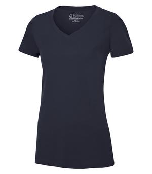 ATC™ EUROSPUN® RING SPUN V-NECK LADIES’ TEE - Image 25