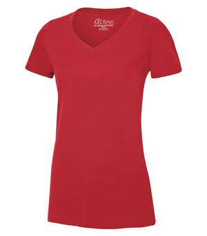 ATC™ EUROSPUN® RING SPUN V-NECK LADIES’ TEE - Image 26