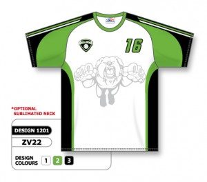 CUSTOM SUBLIMATION - JERSEYS DESIGN 1201 - ZV22