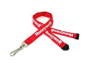 3/4" Silkscreened Flat Lanyard with Sew on Breakaway