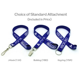 Silk Screened Flat Lanyard With Choice Of Attachment