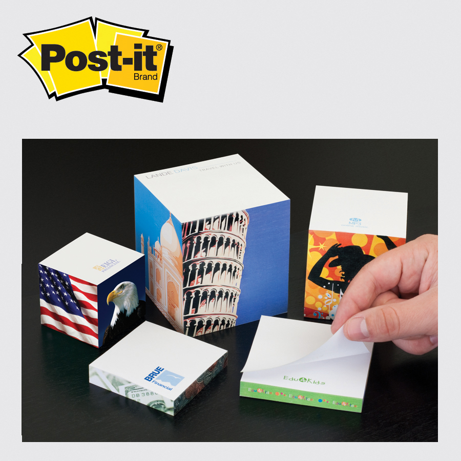 Post-it® Custom Printed Notes Cube — C900 3-3/8" x 3-3/8" x 3-3/8" - Image 8