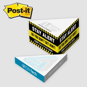 Post-it® Custom Printed Notes Cube — Triangle Slim Cube