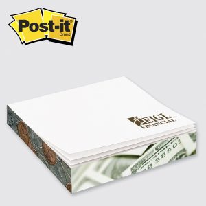 Post-it® Custom Printed Notes Slim-Cube — C2100 2-3/4" x 2-3/4" x 1/2"
