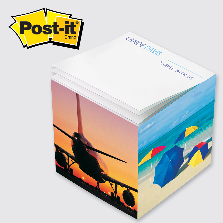 Post-it® Custom Printed Notes Cube — C900 3-3/8" x 3-3/8" x 3-3/8" - Image 6