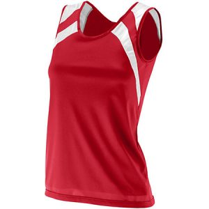 LADIES WICKING TANK WITH SHOULDER INSERT