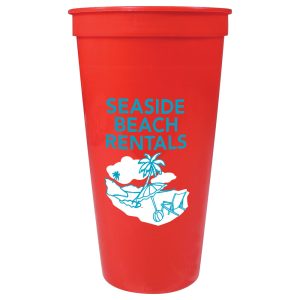 Solid 24oz Stadium Cup