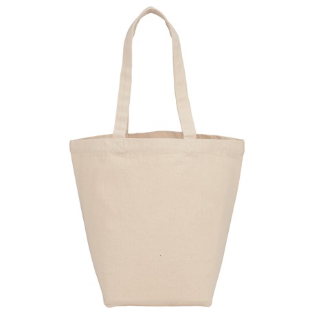 Herringbone 7oz Cotton Canvas Grocery Tote - Image 3