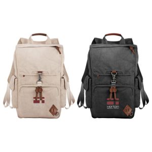 Alternative® Deluxe 17" Cotton Computer Backpack