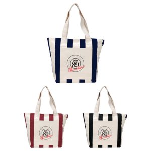 Chandler 12oz Cotton Canvas Zippered Tote
