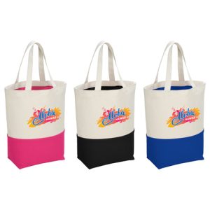 Color Pop 10oz Cotton Canvas Grocery Tote