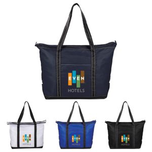 Everyday Nylon Zippered Tote