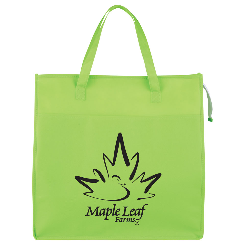 Jumbo Grocery Insulated Non-Woven Tote - Image 2