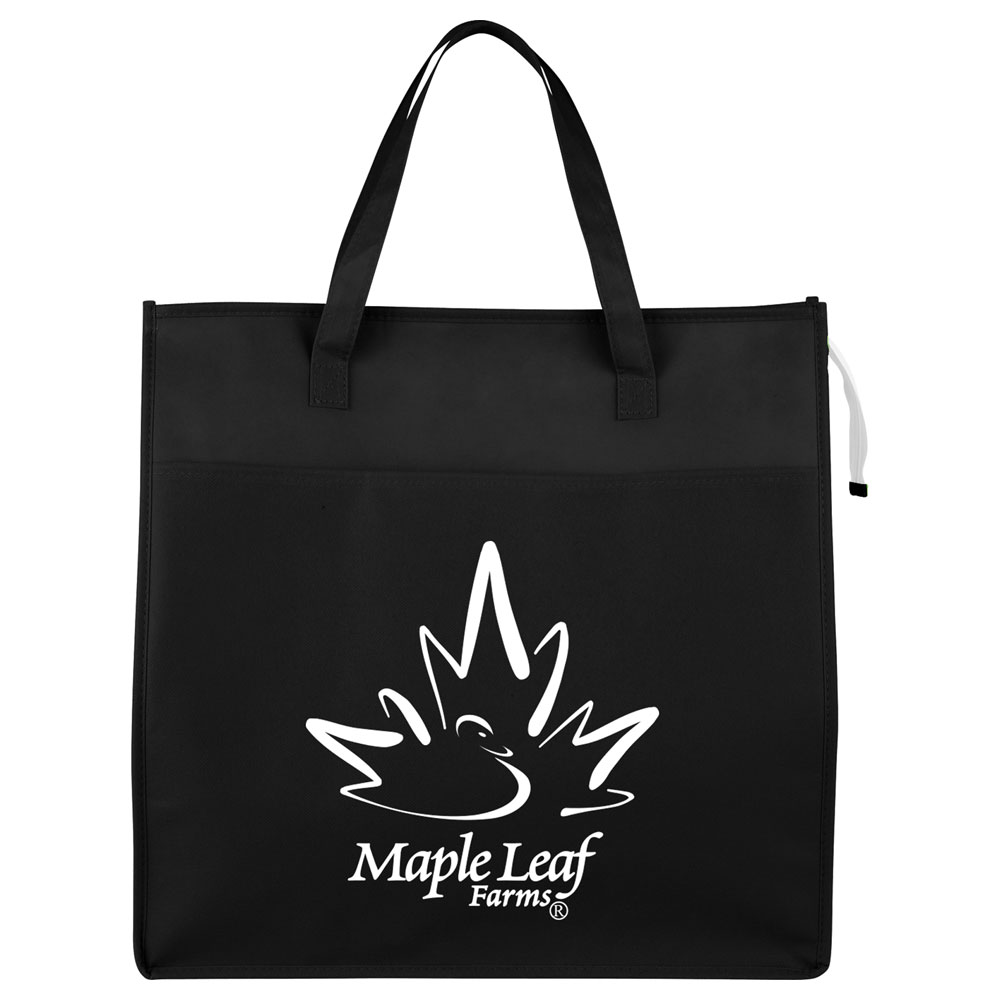 Jumbo Grocery Insulated Non-Woven Tote - Image 3
