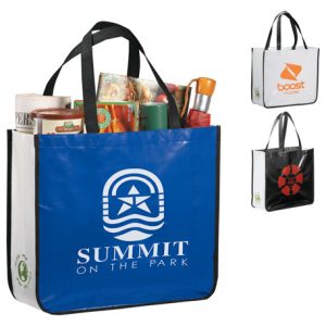 Large Laminated Non-Woven Shopper Tote