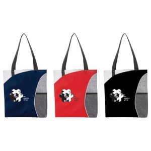 Mesh Pocket Non-Woven Convention Tote