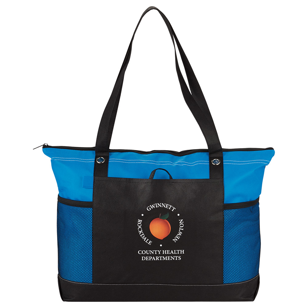 Non-Woven Zippered Convention Tote - Image 3