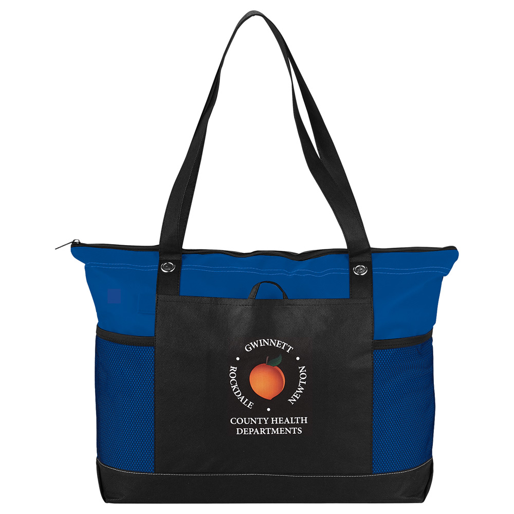 Non-Woven Zippered Convention Tote - Image 4