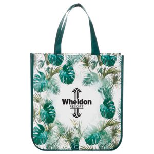 Palms Laminated Shopper Tote