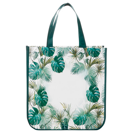 Palms Laminated Shopper Tote - Image 3