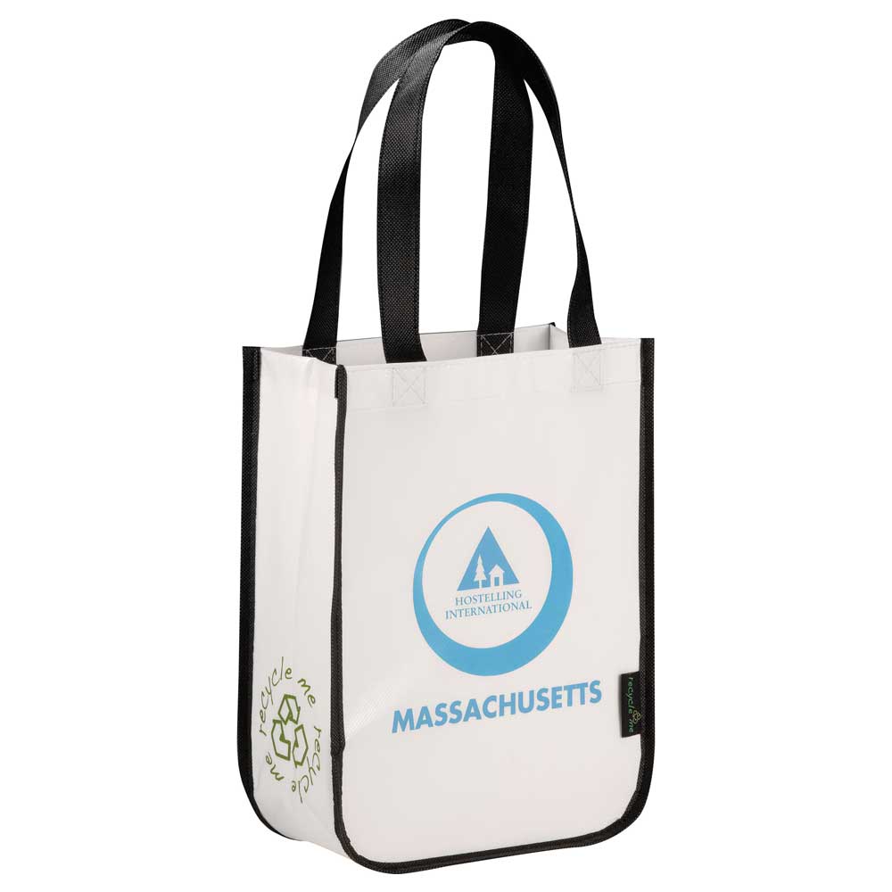 Small Laminated Non-Woven Shopper Tote - Image 8