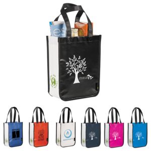 Small Laminated Non-Woven Shopper Tote