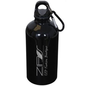 500 ML (17 OZ.) STAINLESS STEEL WATER BOTTLE WITH CARABINER