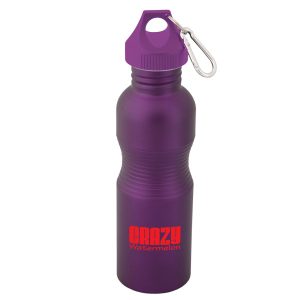 WIDE MOUTH 750 ML. (25 OZ.) STAINLESS STEEL WATER BOTTLE