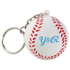 Homerun Baseball Keychain