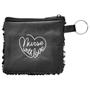 Reversible Sequins Pocket Pouch