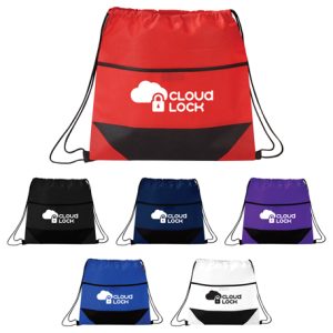 Angles Non-Woven Drawstring Bag