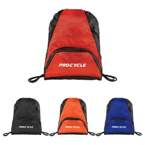 Deluxe Mesh Accent Drawstring Bag