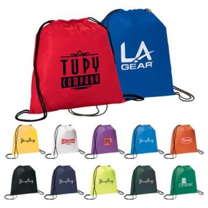Evergreen Non-Woven Drawstring Bag