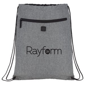 Graphite Drawstring Sportspack w/ Earbud